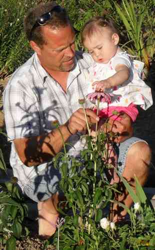 Landscaping with grandpa